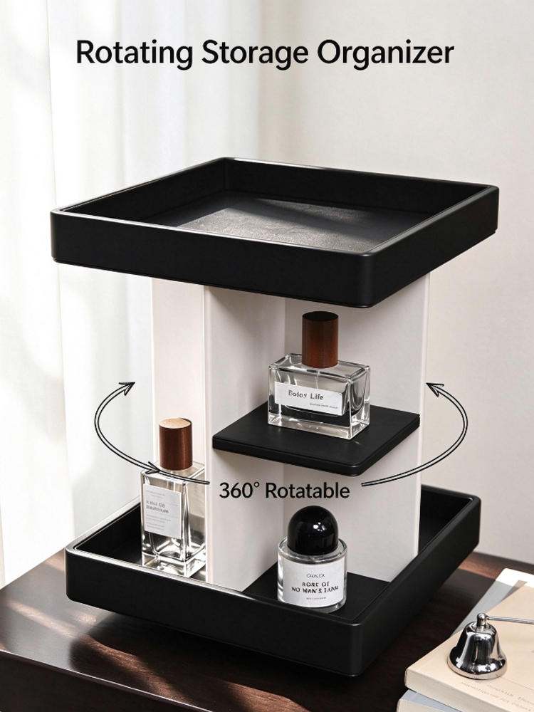 Luxury Skincare Tools - 360 ° Obracany organizer do kosmetyków,
