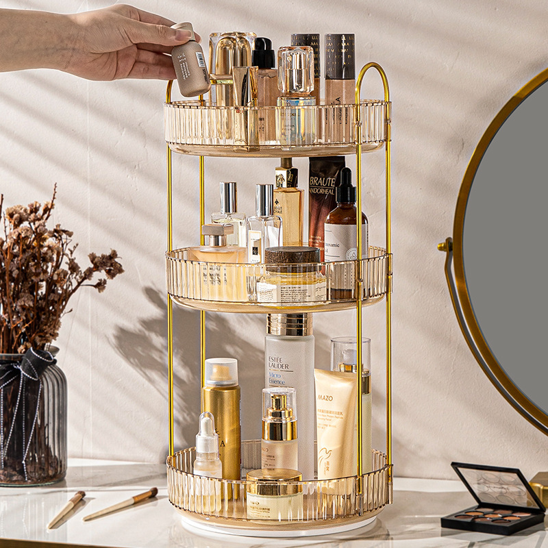 Luxury Skincare And Makeup Brands - 1 szt. Luksusowe, obrotowe pudełko do
