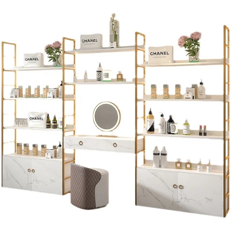 Luxury Skincare Shop - Wysokiej jakości, luksusowe szafki ekspozycyjne do